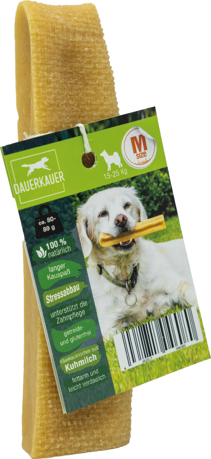 DAUERKAUER Hunde-Käsekauknochen